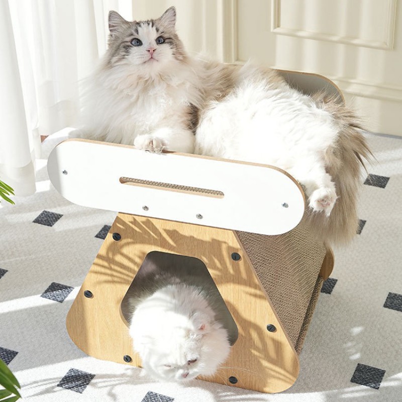 Vertical Cat Bed Factory - Multifunctional Large Lounge Chair Double-Layer Sofa Corrugated