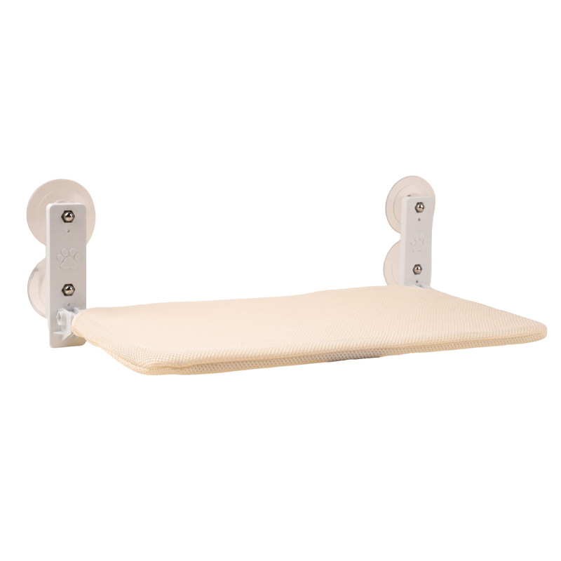 Cat Hammock Manufacturer - Solid Pattern Eco-Friendly Summer Sunbathing Hanging Bed Suction