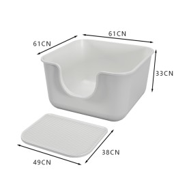 Cat Litter Box Supplier - Super Large Prevent Splashing Full