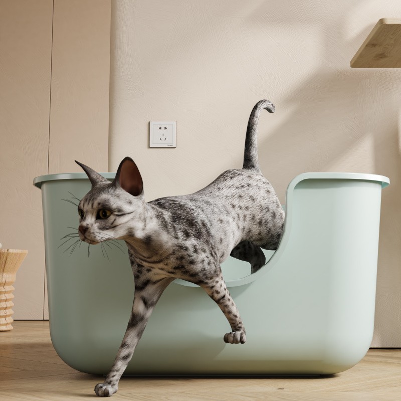 Cat Litter Box Supplier - Super Large Prevent Splashing Full