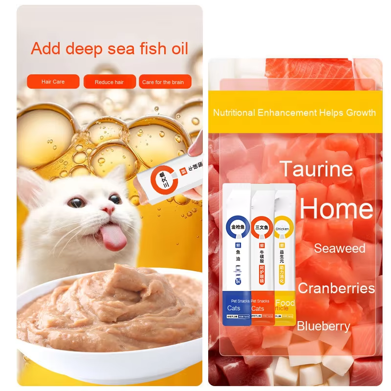 Cat Food Manufacturer - OEM ODM 15g Natural Tuna Dry Food Plant Supplier Wholesale Snacks