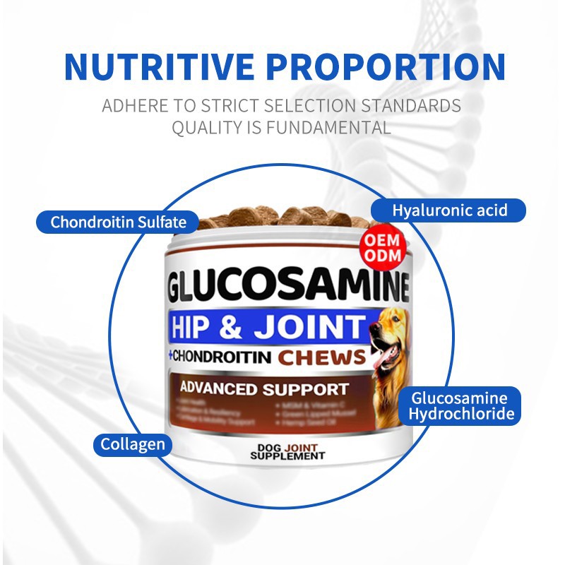 Pet Health Supplement Manufacturer - Effective Soft Chews Supplement for Arthritis Hip Issues