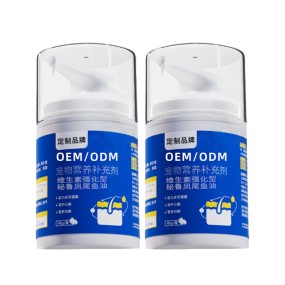 Pet Health Oil Manufacturer - OEM Customizable Label Anti-Shedding Krill Oil Cat Dog Supplements