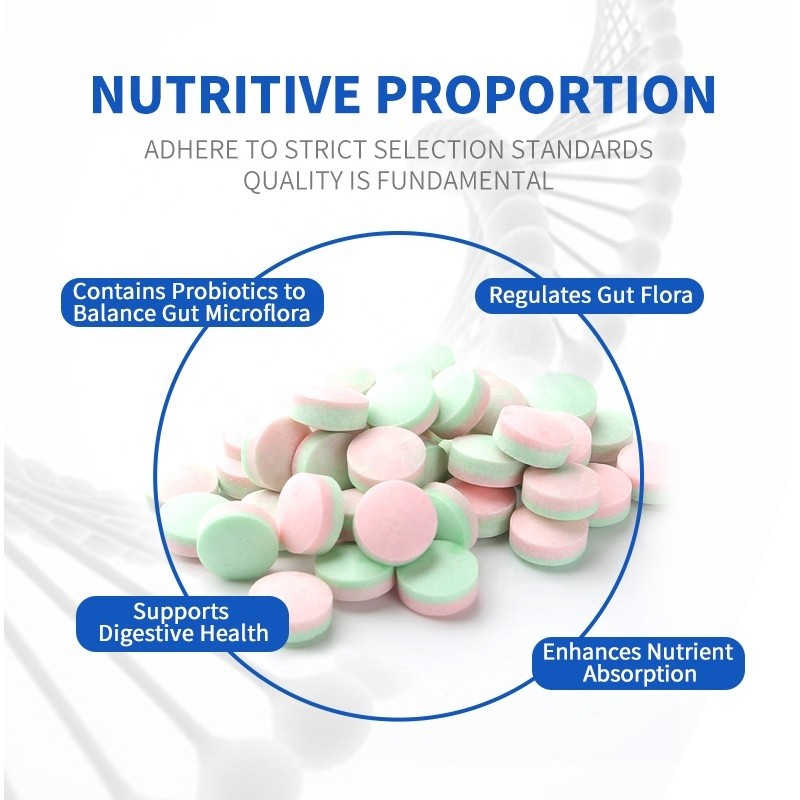 Pet Care Manufacturer - Comprehensive Calcium Carbonate Tablets Pet Growth Promoter for Cats Dogs