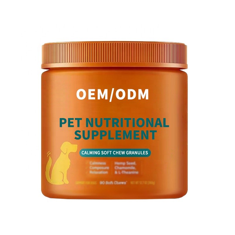 Pet Calming Supplement Factory - OEM Soft Chews for Dogs Cats Calming Anti-Stress Anxiety