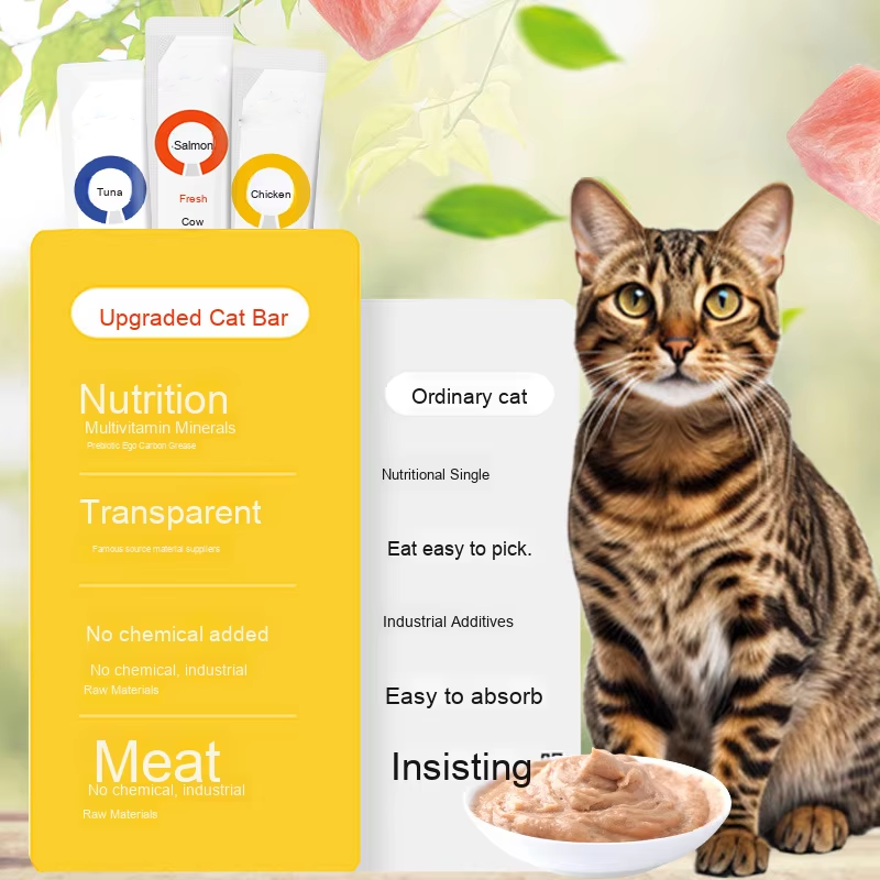 Cat Food Manufacturer - OEM ODM 15g Natural Tuna Dry Food Plant Supplier Wholesale Snacks