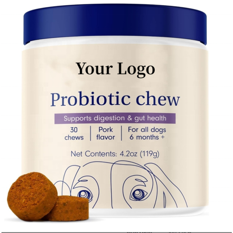 Pet Digestive Aid Manufacturer - Dog Cat Daily Digestive Aid Chews with Lactobacillus Acidophilus