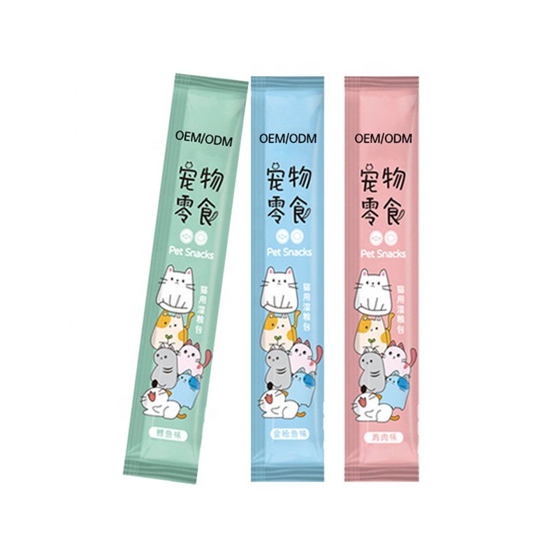 Cat Food Factory - 15g OEM ODM Natural Tuna Dry Food Snacks Wet Pet Food Plant Supplier