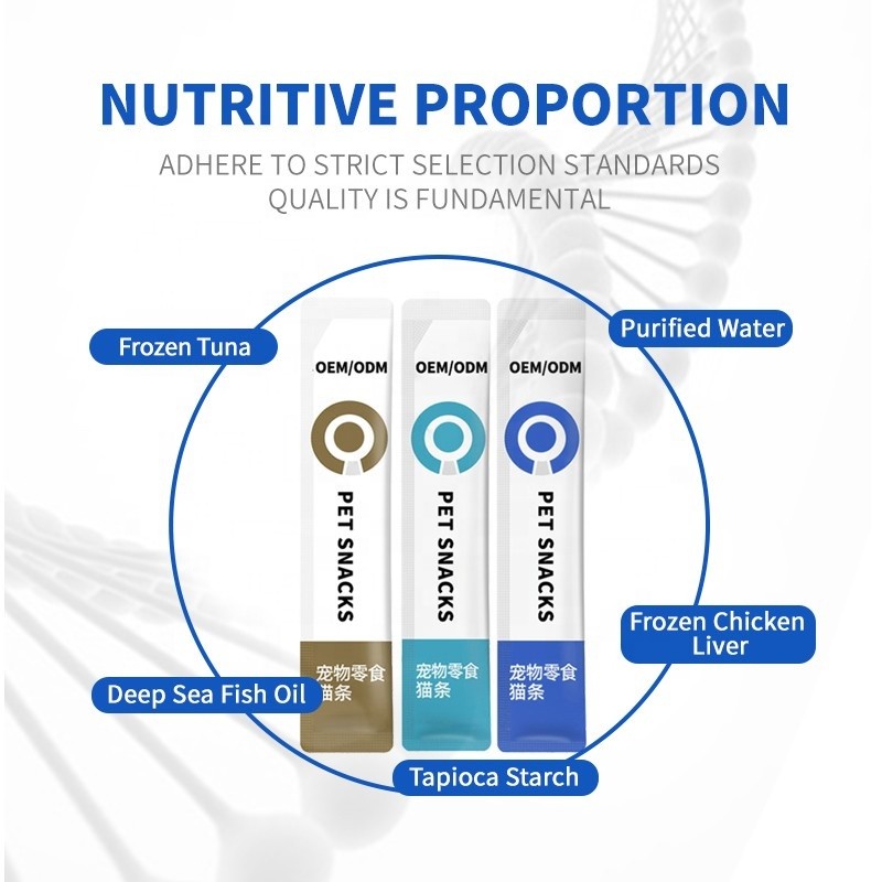 Cat Food Manufacturer - Wholesale 15g OEM Dry Cat Food Healthy Chicken Flavor with Natural Tuna