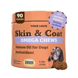 Pet Supplement Factory - Customized Probiotic Supplement Chews for Dogs Cats 1.5g 2g 2.5g Options