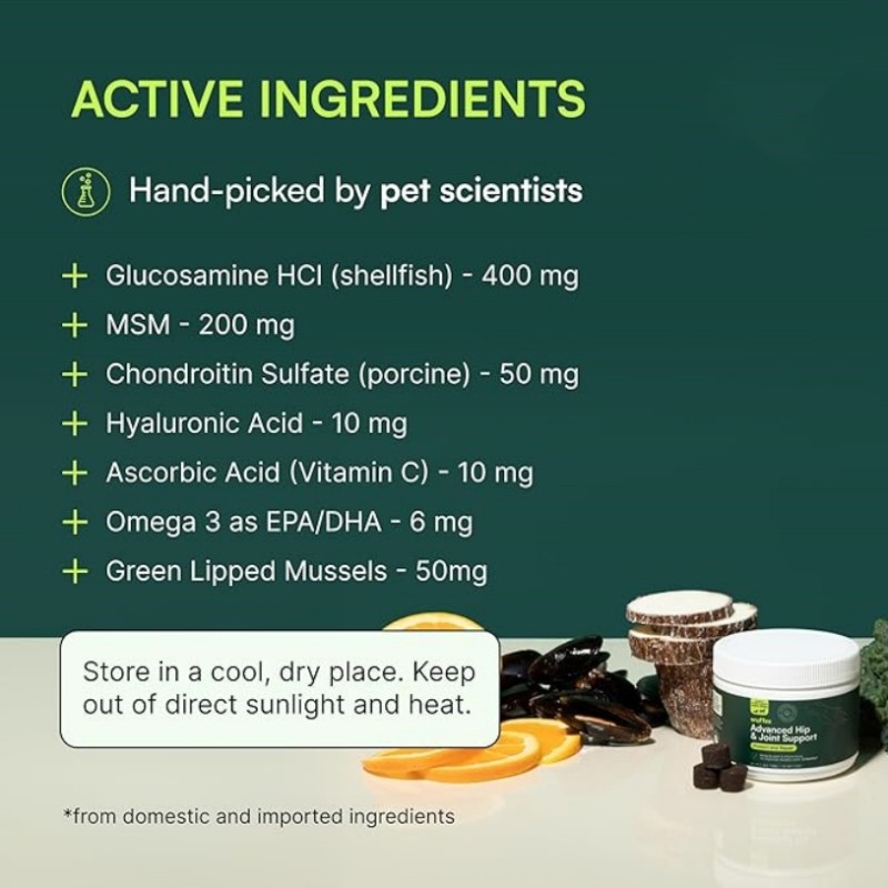 Pet Joint Chews Manufacturer - OEM Private Label Dog Joint Soft Chews Hip Joint Support Pain Relief