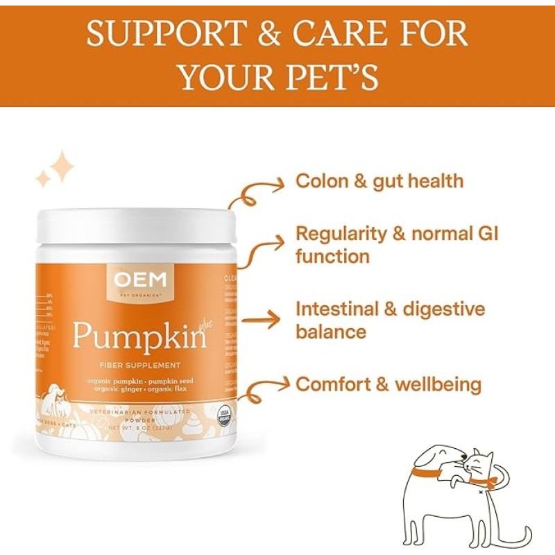 Pet Pumpkin Powder Supplier - Private Label Pumpkin Fiber Powder Colon Digestive Balance Gut