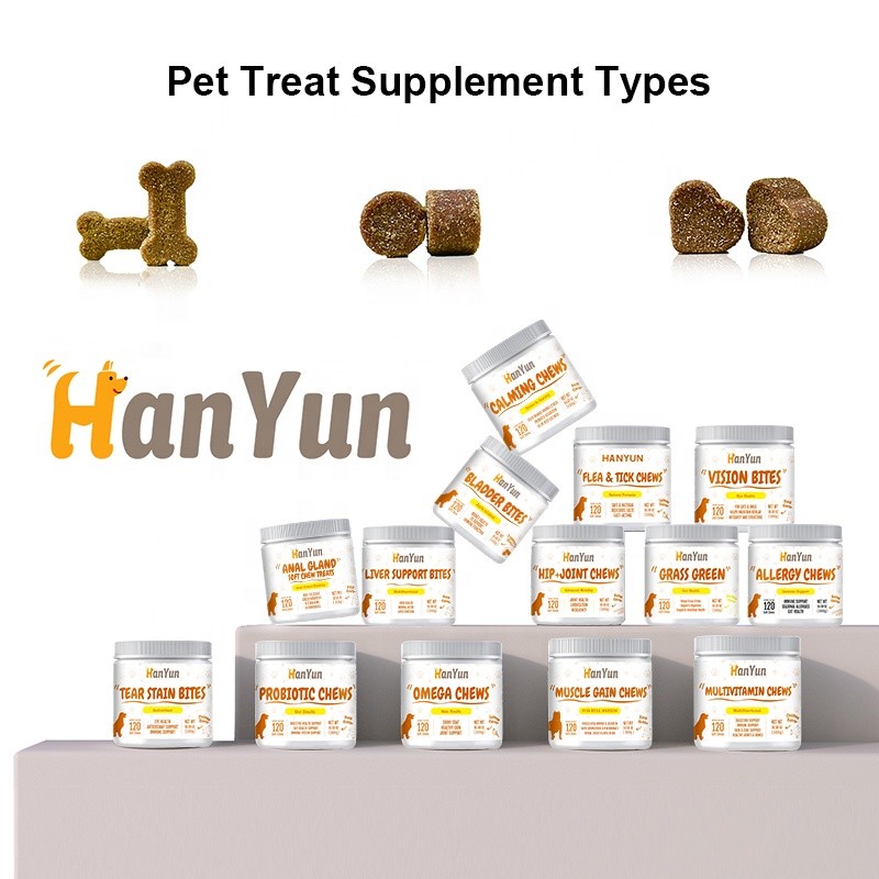 Pet Calming Chews Factory - Private Custom Logo Hemq Calming Chews Relax Stress Nervous L-Tryptophan