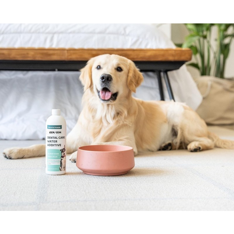 Pet Dental Water Factory - OEM ODM Dental Water Oral Health Solution Freshens Breath Reduces Plaque