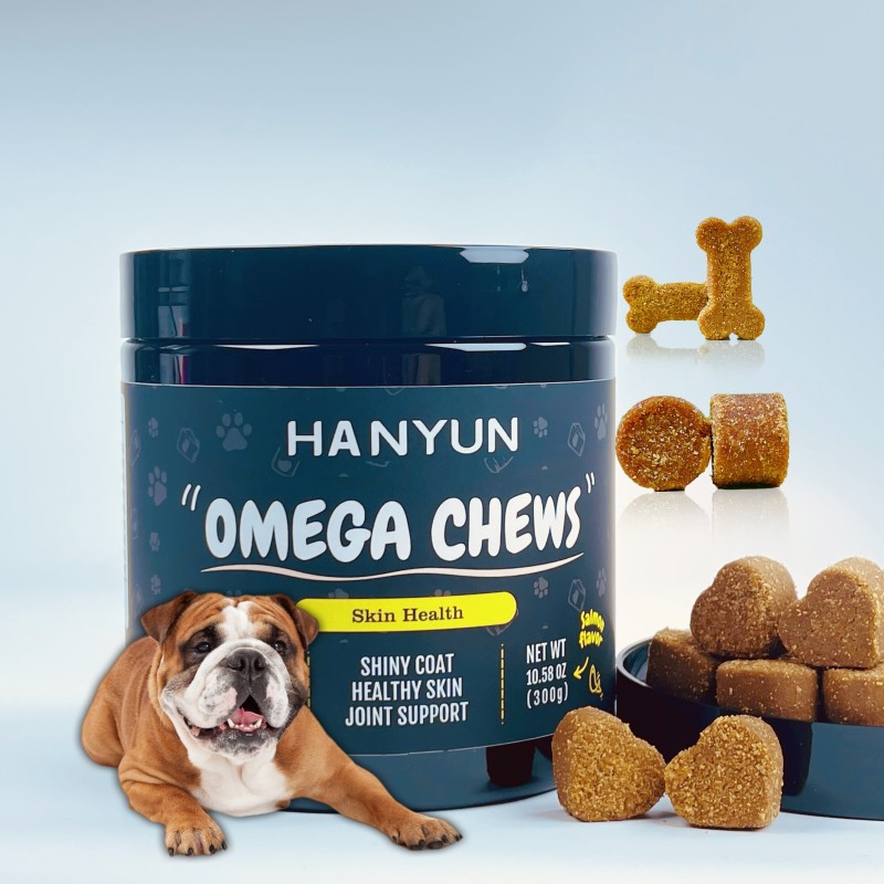 Pet Salmon Oil Supplier - Pet Food Supplement OEM Soft Chews 100% Natural Pure Salmon Oil