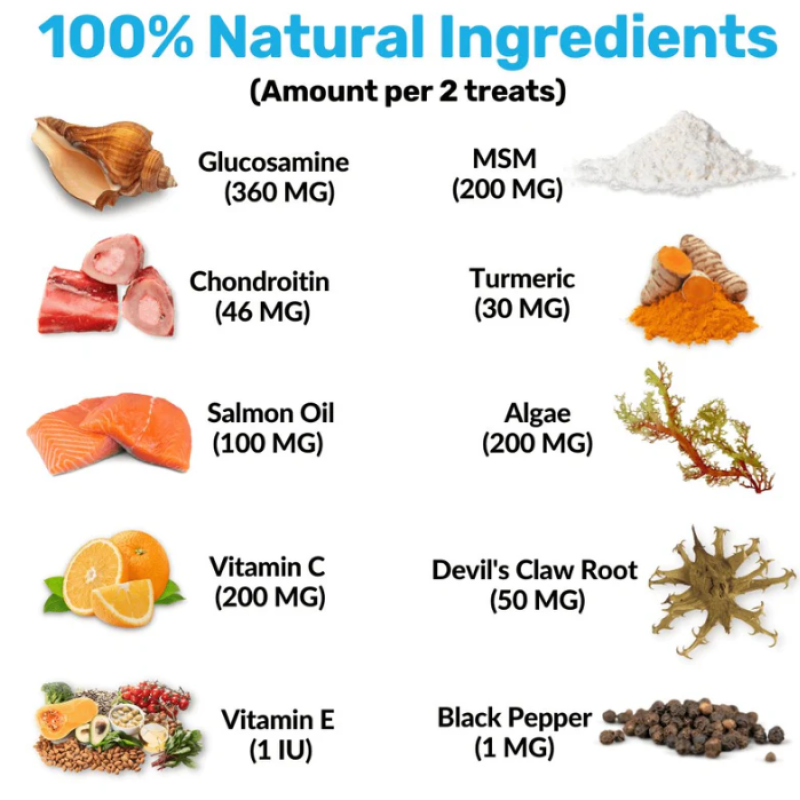 Pet Hip Joint Supplier - Private Label Hip Joint Treats Chews Flexible Mobility Glucosamine MSM