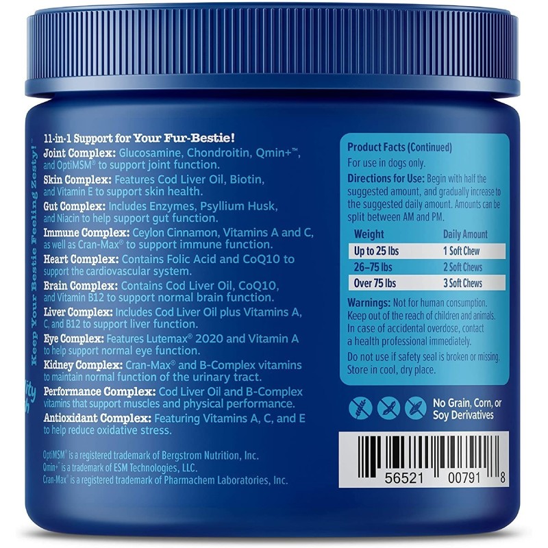 Pet Joint Chews Supplier - Hanyun Glucosamine Hip Joint Supplement 120ct Soft Chews Chondroitin MSM