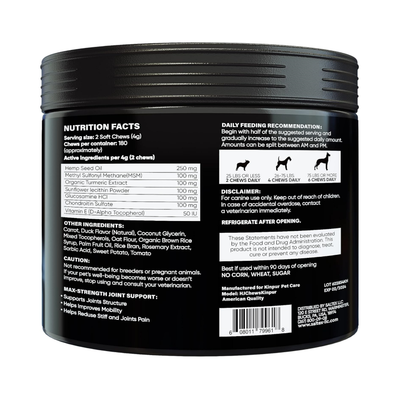 Pet Hip Joint Factory - Hip Joint for Pet Dog Treats Glucosamine MSM Chondroitin Soft Chews