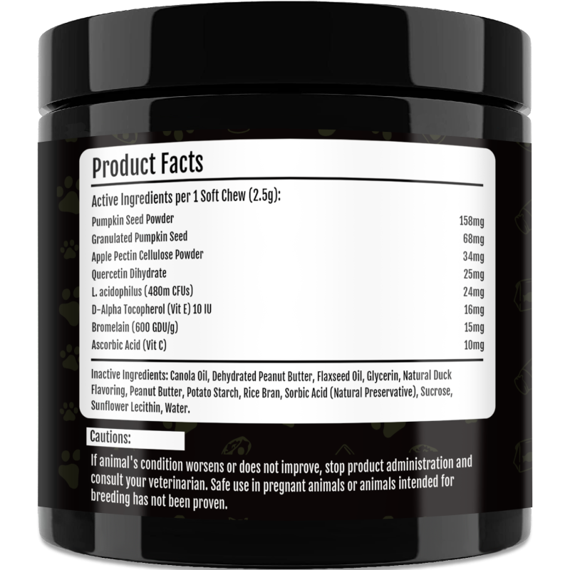 Pet Anal Gland Supplement Manufacturer - Anal Gland Soft Chew with Pumpkin Digestive Enzymes