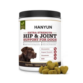 Pet Hip Joint Supplier - Dog Hip Joint Supplement 120 Soft Chew Treats Glucosamine Chondroitin