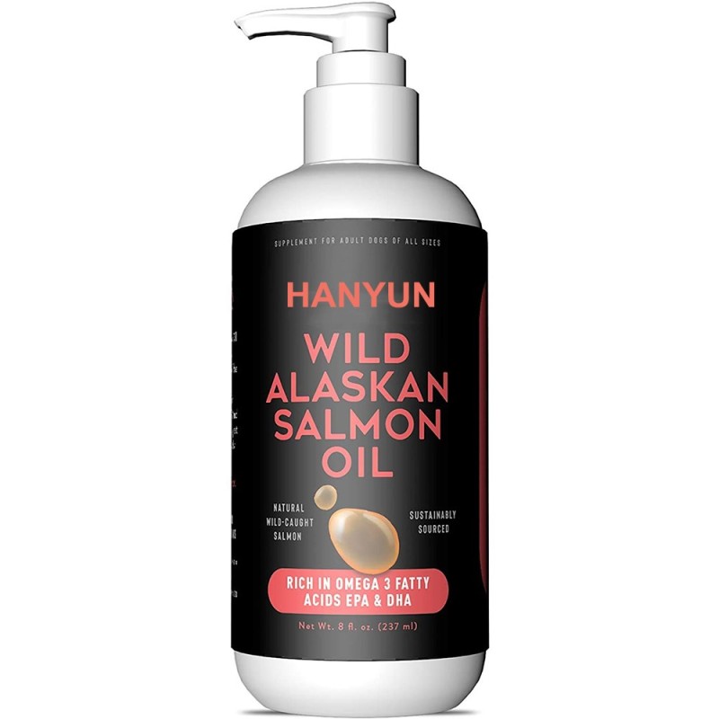 Pet Salmon Oil Supplier - 100% Pure Wild Alaskan Salmon Oil 16oz Liquid Supports Coat Joints