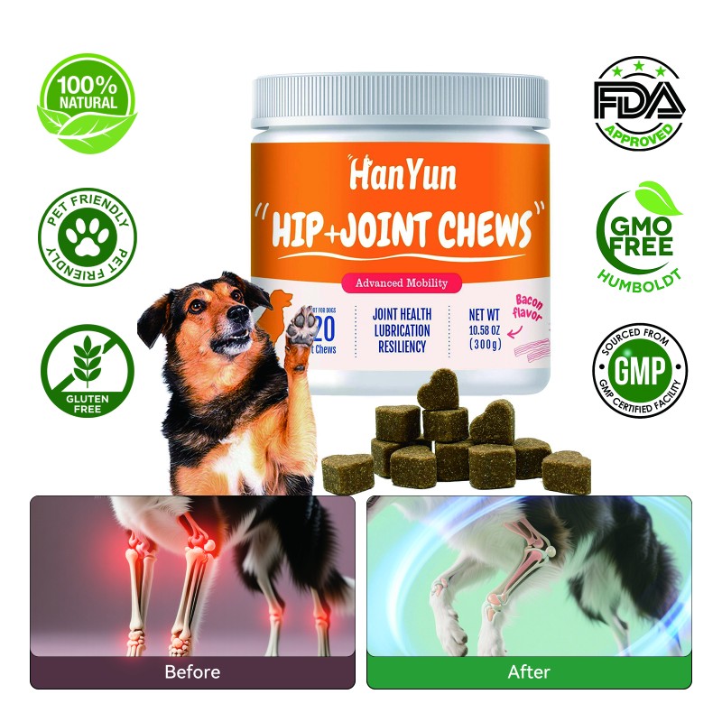 Pet Hip Joint Supplier - Soft Chews Hip Joint Supplement Glucosamine Pain Relief Chondroitin Advanced