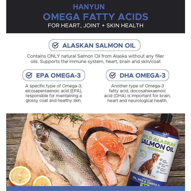Pet Salmon Oil Factory - Pure Wild Alaskan Salmon Oil Relieves Scratching Joint Pain Improves