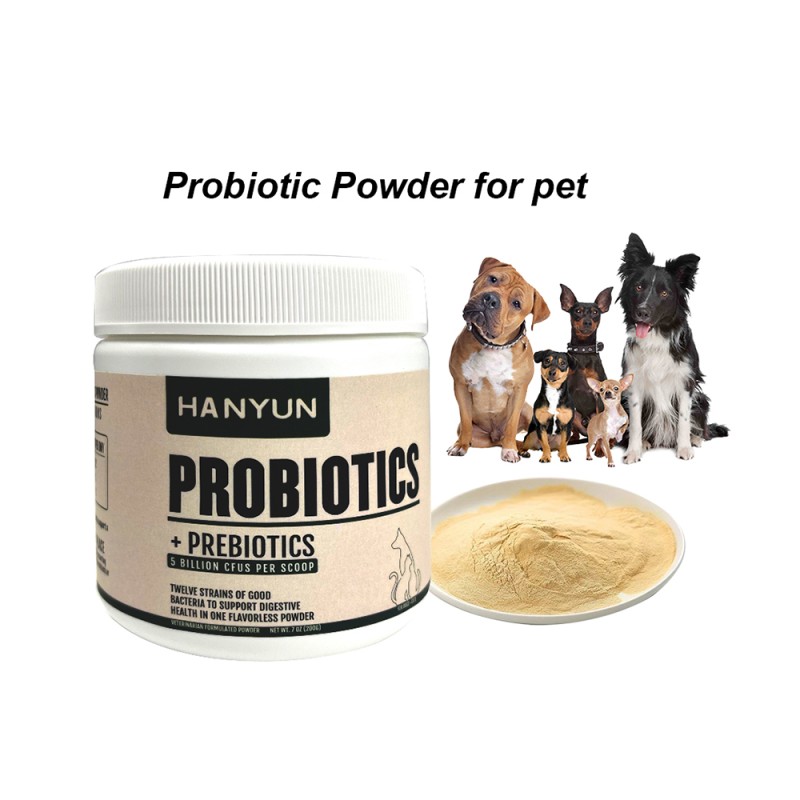 Pet Probiotic Powder Supplier - Pet Supplements Chews Private Label Probiotic Powder Prebiotics
