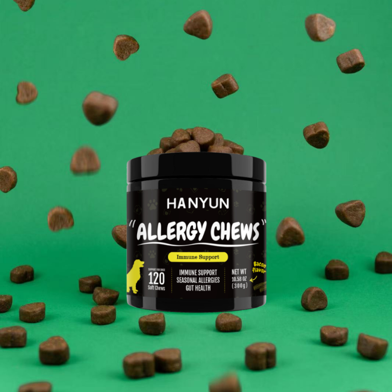 Pet Allergy Relief Manufacturer - Dog Allergy Relief Immunity Chews Omega-3 Salmon Probiotics