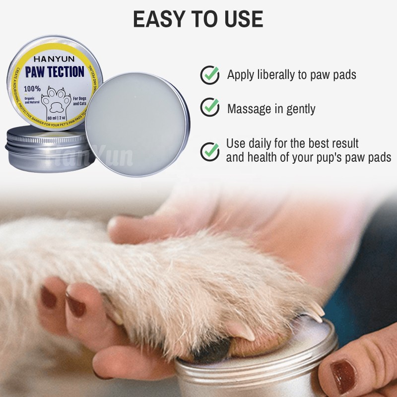 Pet Paw Protector Factory - Hanyun Natural Pet Paw Tection Dog Paw Balm Moisturizer Nourishing