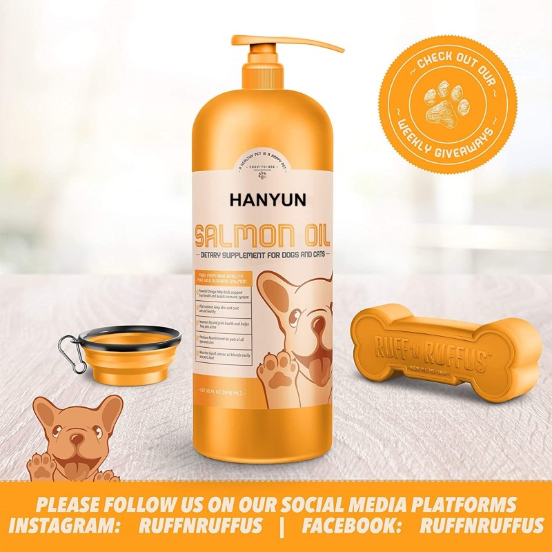 Pet Salmon Oil Factory - Pure Wild Alaskan Salmon Oil Skin Coat Fish Oil Liquid Pump Joint