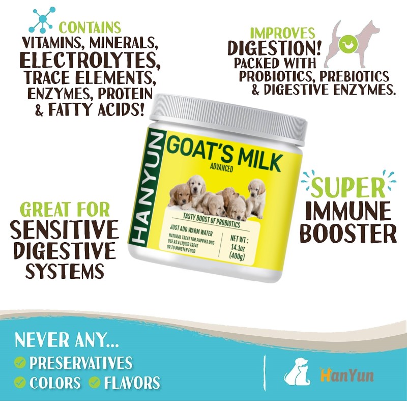 Pet Goat Milk Powder Factory - Digestive Stress Pancreatic Full Cream Goat Milk Powder Probiotics