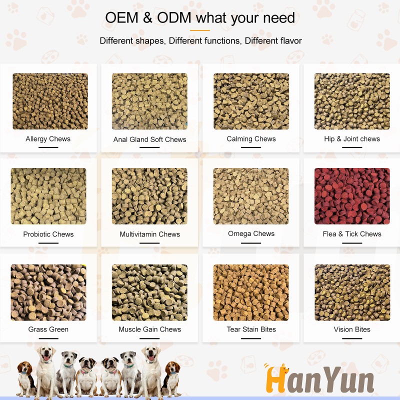 Pet Breeding Supplement Supplier - HANYUN OEM ODM Stud Dog Soft Chews Stamina Fertility Support