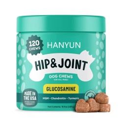 Pet Joint Chews Factory - Glucosamine Soft Chews Hip Joint Supplement Chondroitin Turmeric MSM
