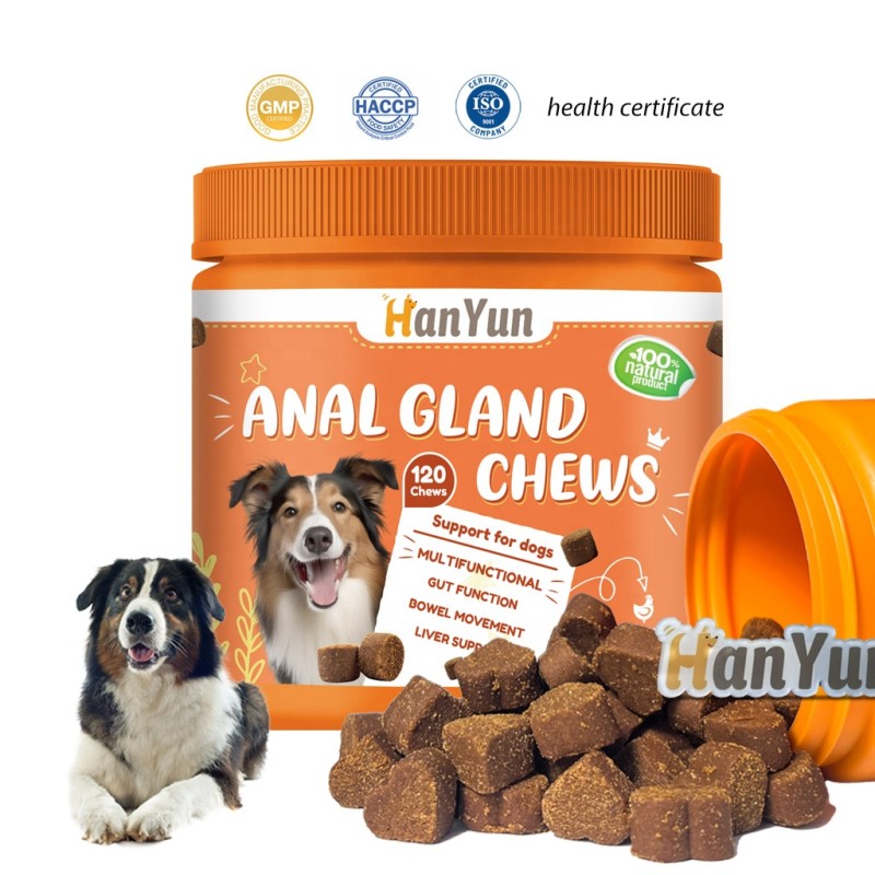 Pet Anal Gland Supplement Factory - Anal Gland Supplement Normal Bowel Function Probiotic Chews