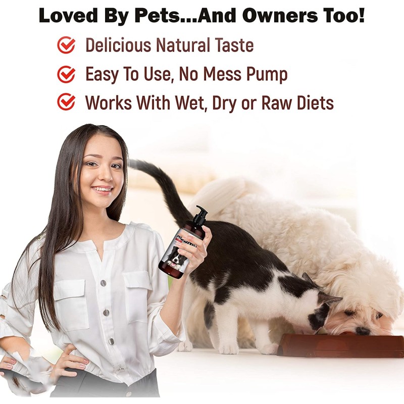 Pet Fish Oil Manufacturer - Hanyun Salmon Oil for Dogs Cats Skin Coat Fish Oil Allergy Itch