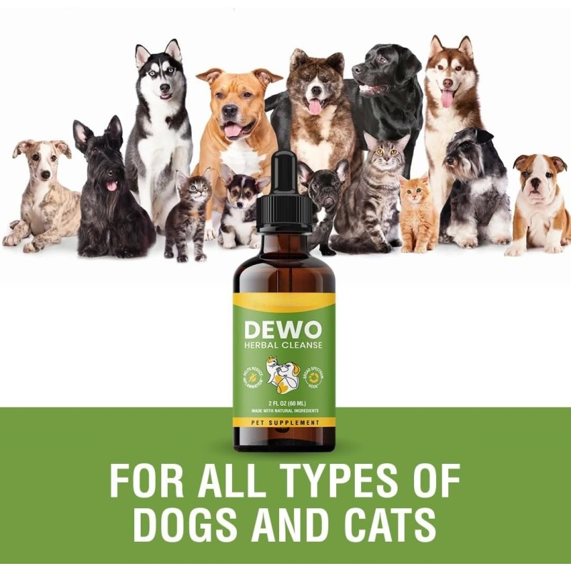 Pet Liquid Herbal Manufacturer - OEM Pets Liquid Herbal Supplement Intestinal Defense Cleans Toxins