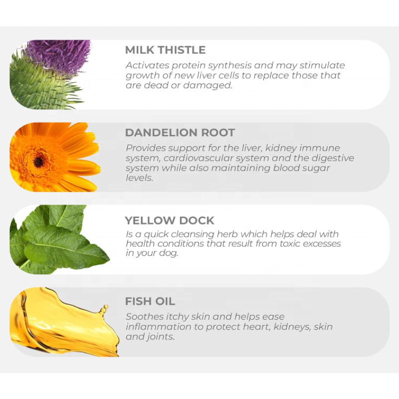 Pet Liver Supplement Factory - Factory Price OEM ODM Milk Thistle Chewable Tablets Liver Kidney