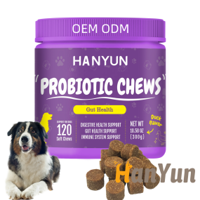 Pet Digestive Supplement Supplier - OEM Free Samples Digestive Probiotic Soft Chews Immune Support