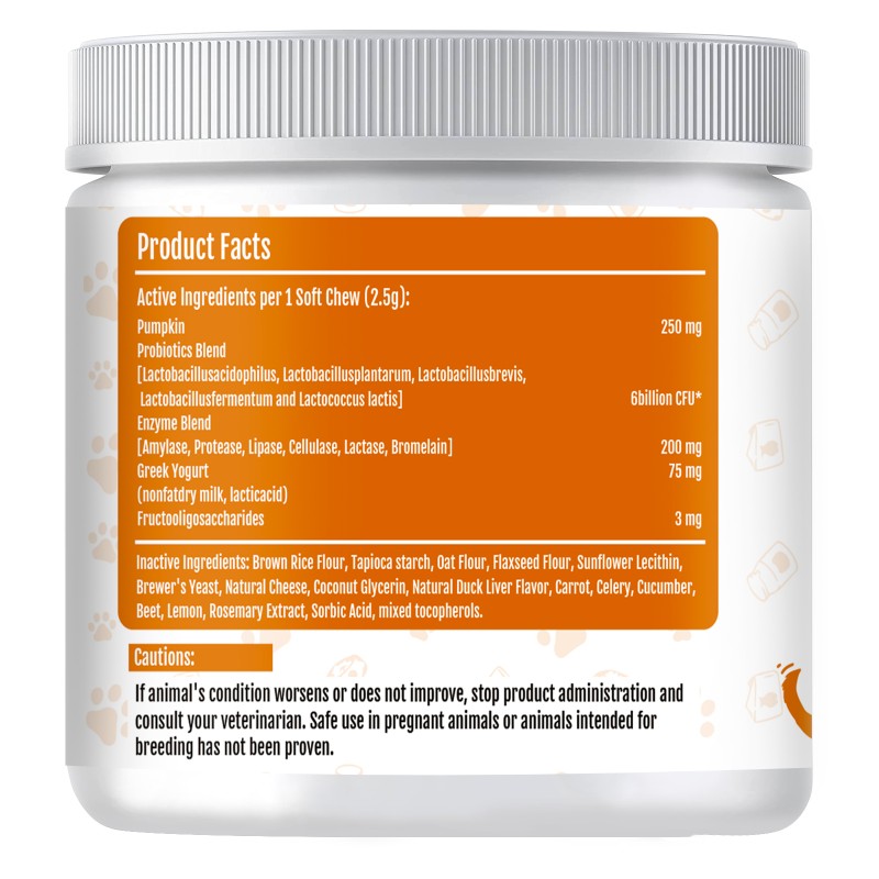 Pet Gut Health Factory - Custom Private Label Probiotics Chews Gut Health Supplement Soft Chew