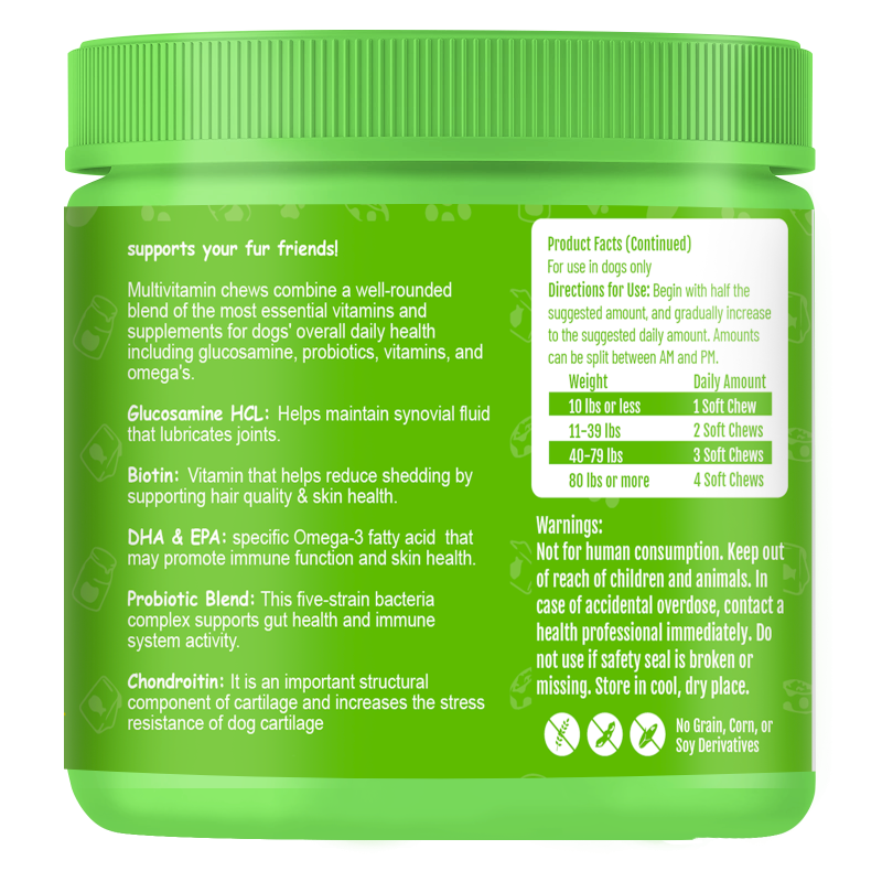 Pet Liquid Vitamins Manufacturer - 10-in-1 Pet Vitamins Glucosamine Liquid Drops Gut Immune Joint