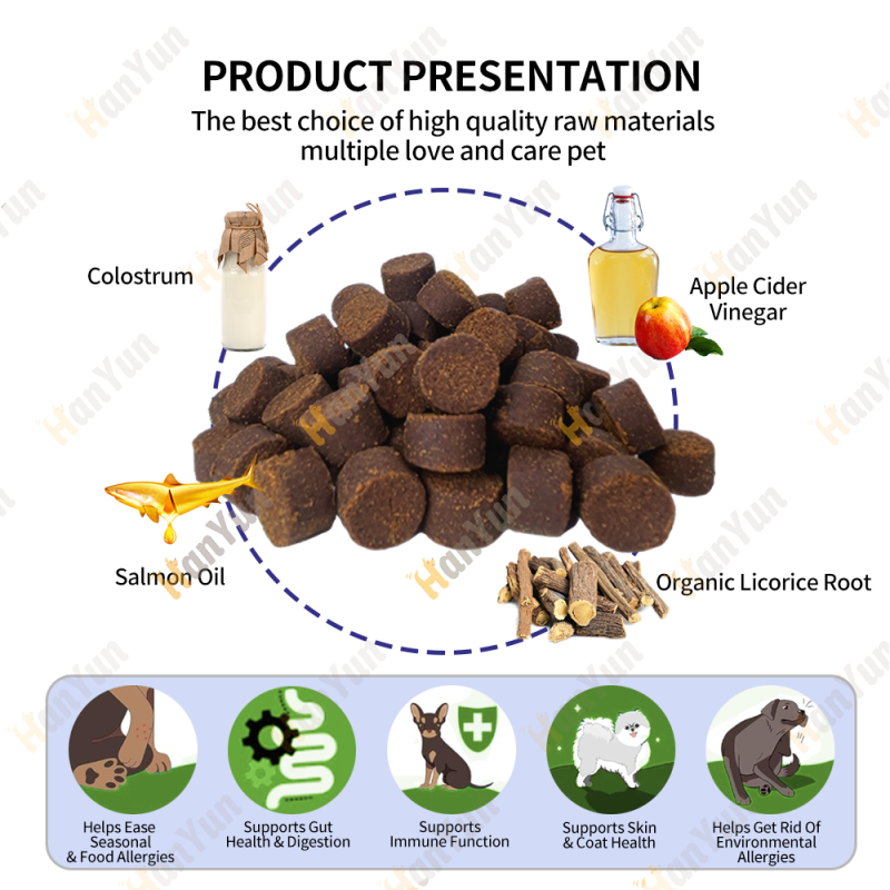 Pet Allergy Immune Manufacturer - HANYUN Manufacturer Allergy Immune Supplement Omega 3 Salmon