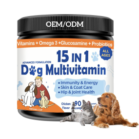 Pet Multivitamin Powder Manufacturer - Free Sample 15 in 1 Multivitamin Powder for Dogs Cats