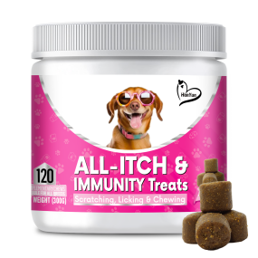 Pet Itch Support Supplier - HANYUN Manufacturer 120 Natural Itch Support Treats Scratching Licking