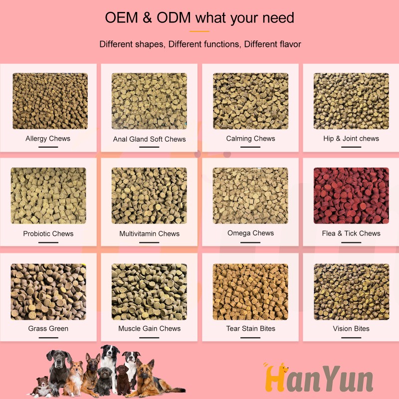 Pet Mushroom Chews Factory - OEM ODM Mushroom Soft Chews Enhance Immune Functions Virus Fight