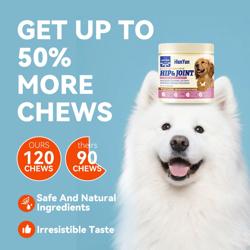 Pet Joint Chews Manufacturer - OEM Factory Dog Joint Supplement Soft Chews Glucosamine Chondroitin