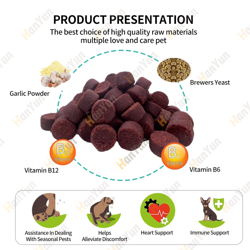 Pet Flea Defense Factory - Pet Supplements Factory Flea Tick Defense Soft Chews Natural