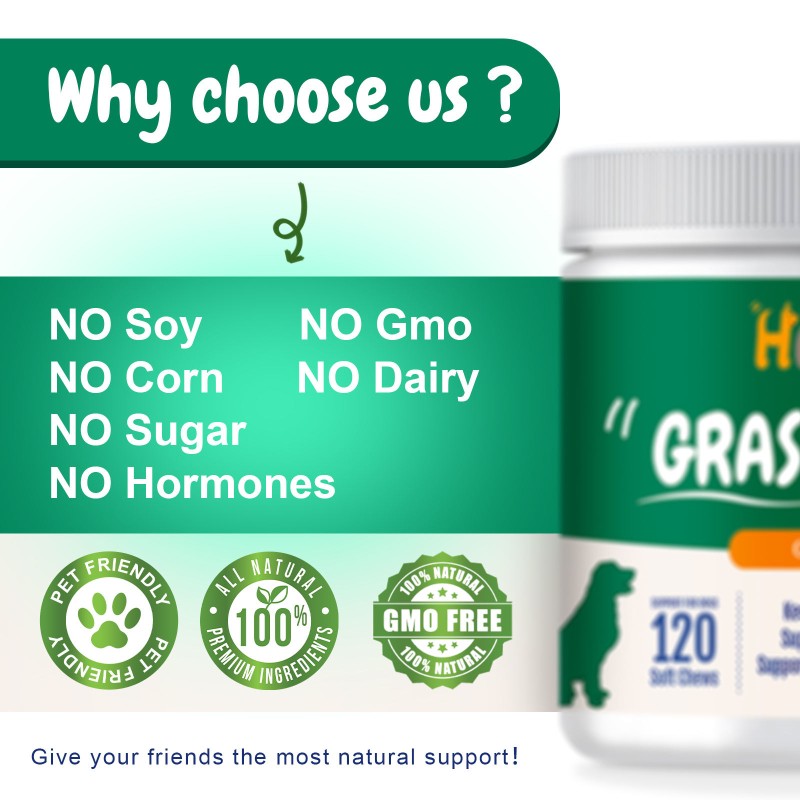 Pet Lawn Saver Factory - Private Label Dog Pee Lawn Spot Saver Prevent Grass Burn Spots Chews