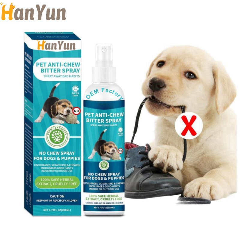 Pet Training Spray Manufacturer - No Chew Bitter Apple Spray Stop Chewing Licking Furniture