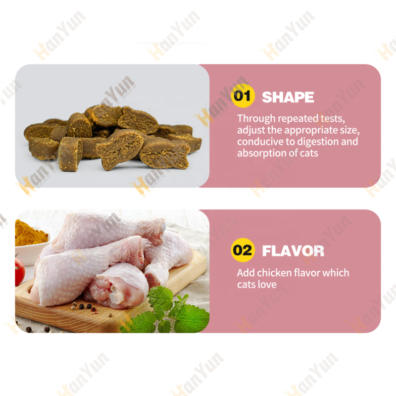 Pet Hairball Control Manufacturer - Hanyun OEM ODM Hairball Control Chews for Cats Skin Coat